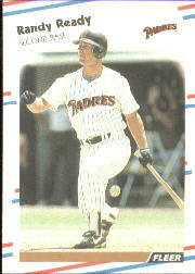 1988 Fleer Baseball Cards      594     Randy Ready